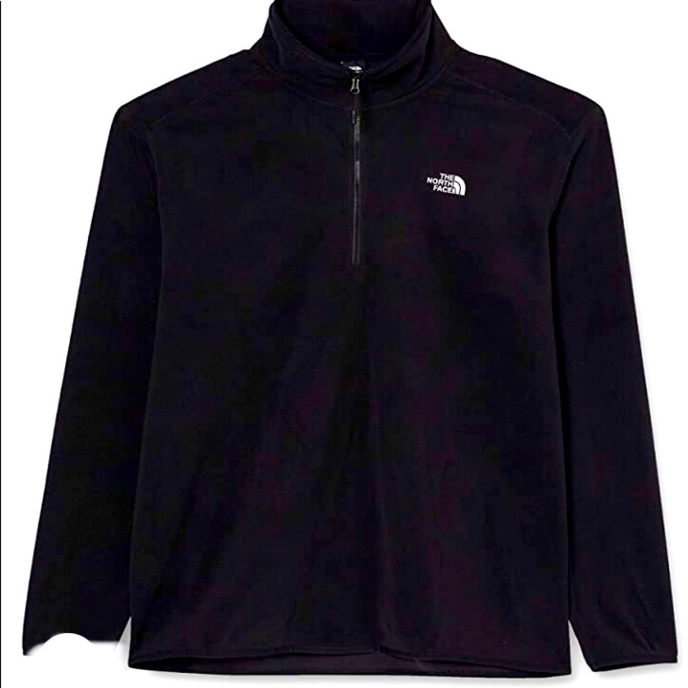 Men’s North Face Grey Quarter Zip Fleece Pullover